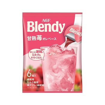 [해외] 브랜디 포션 딸기라떼 베이스 6개입 캡슐 딸기오레 액상 딸기라떼