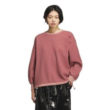 데이즈 럭스 플로우 올 루즈핏 와플 플리스 크루 셔츠 핑크 149056107