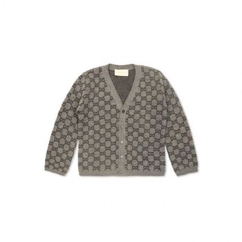 키즈 울 가디건 카디건 위드 GG 패턴 834348 XKEZP-1018 142116597