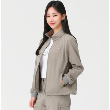 셋업) 수입 밴드넥 스트레치 점퍼 1L41392_HDD