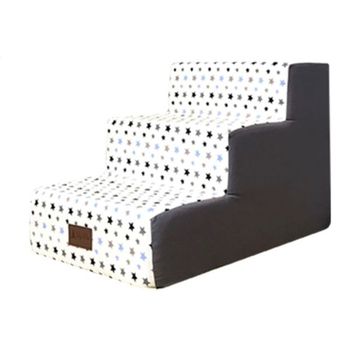 애견용품 북유럽 스칸디나비아 3단스텝 별블루