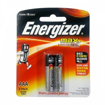 에너자이저 알카라인 건전지 맥스 AAA LR03 1.5V 2개입 /64921 X ( 2세트 )