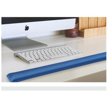 쿠션 키보드 마우스 손목 보호대 패드 59cm 블루