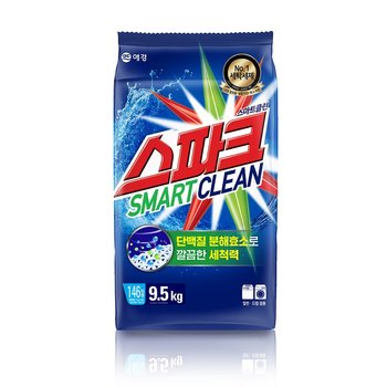 스파크 스마트클린 분말세제 9.5kg 리필겸용