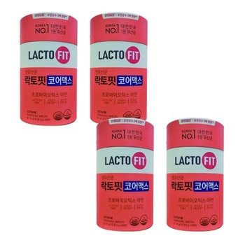 [종근당건강] 생유산균 락토핏 코어맥스 2g x 60포 x 4통 FWS