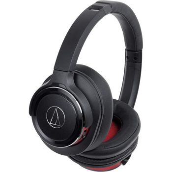 [해외] 오디오 테크니카 헤드폰 ATH WS660BT BRD 블루투스 무선 중저음 SOLID BASS 최대 40시간 재생 블