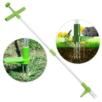 쿨로하 원터치 잡초제거기 잡초 뿌리뽑는 기계 정원관리 풀뽑기 화단정리