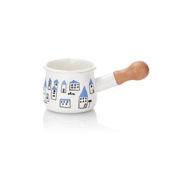 [플룬] YSP 쁘띠 밀크팬 10cm YSP-108 화이트블루