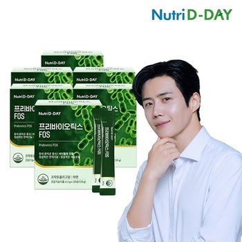 뉴트리디데이 프리바이오틱스 FOS 유산균 6박스 총180포