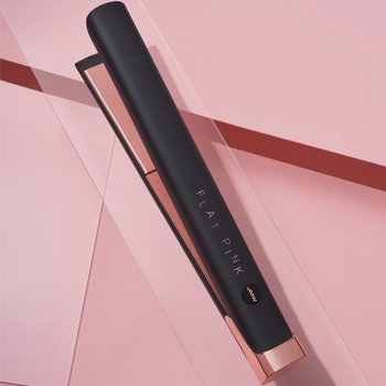 [최초가 99,000원] 프리볼트 플랫핑크 세라믹 코팅열판 판고데기+캡/파우치 증정