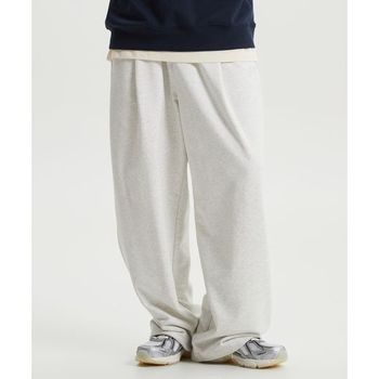 NBMLF41943 UNI 컬리지 원턱 와이드 팬츠 (OATMEAL) NBMLF41943_33 284937