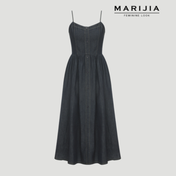 [4차리오더][MARIJIA] 데님 밴딩 나시 원피스_MOPA21052