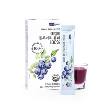 뉴트라팜 데일리 블루베리 퓨레 100% 6박스(총 84포)[35930355]