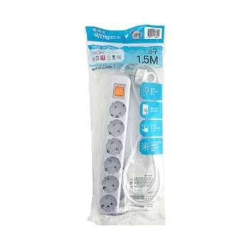 현대 멀티탭 차단 6구 1.5M HM16-62 박스(30개입) 부품