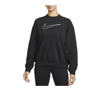 NIKE 여성 나이키 드라이 핏 그래픽 에센셜 프렌치테리 GX 크루 (DQ5542-010) (W NK DF GT FT GX
