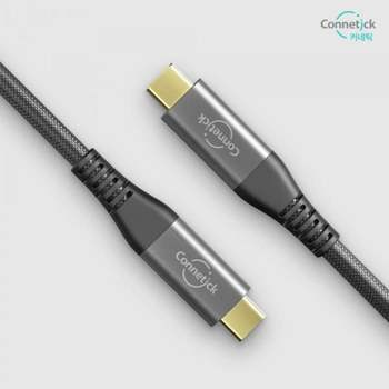 커네틱 FI61TN82 C TO C 고속충전 케이블 100W CRC-710GY 1.5m