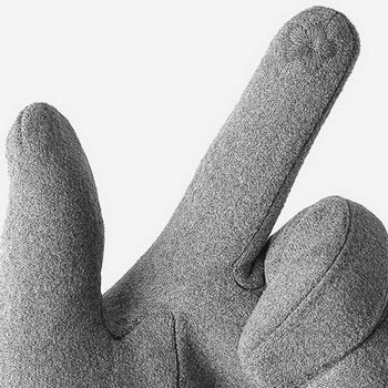 체리쉬 067GSF15 여성용 그레이 터치 리본 장갑 여자 여성