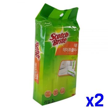 동물털 먼지제거테이프 OUTO6628 클리너 리필 x2개 청소용품