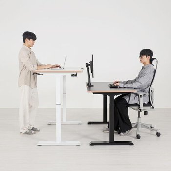 아트박스/카멜마운트 핏쳐 고강도 듀얼 프레임 전동 모션데스크 E2 1600mm