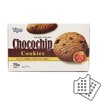 티포 초코칩쿠키 75g, 24개
