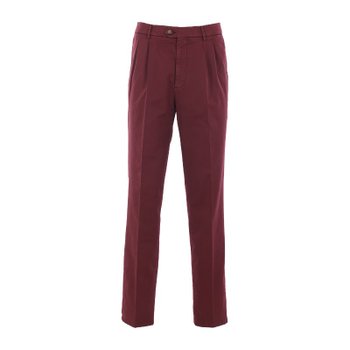 [해외배송] 브루넬로쿠치넬리 아마란스 레드 스트레치 코튼 개버딘 치노 팬츠 M289UE1950 C6030