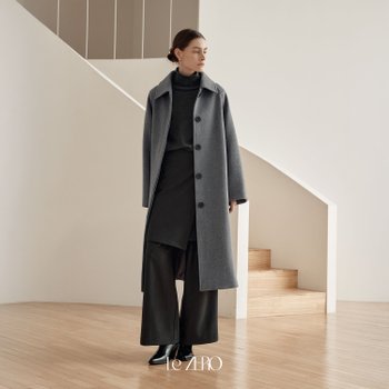 [3컬러][NAVY단독] 르제로 캐시미어 울 롱 코트