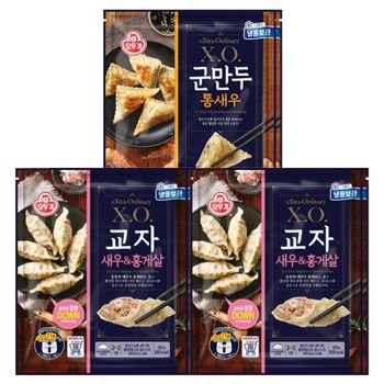 XO 교자 새우 홍게살 324g 4봉 + 통새우군만두 300g 2봉[35376206]