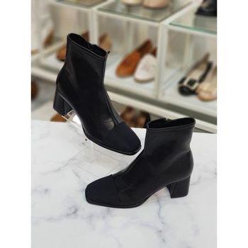 세이브존07 투톤미들힐 앵클부츠5.5cm HS5980M2_P381639586