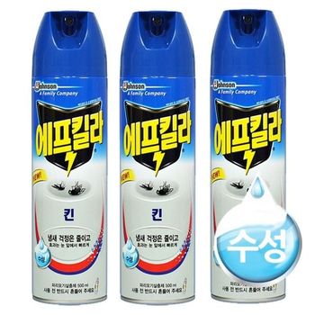 에프킬러 킨 에어졸 해충잡이 3개 수성
