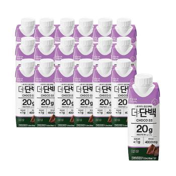 빙그레 더단백 드링크 초코 250ml 18개 마시는 단백질 보충제 (S18136106)