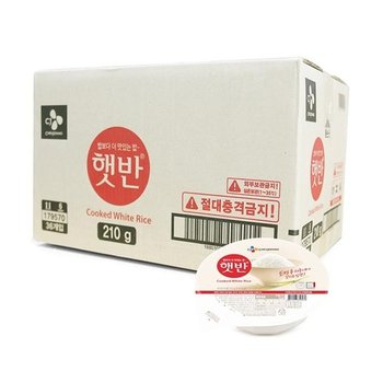 CJ 햇반 둥근햇반 210g 36개 (25426320)