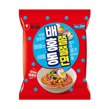 농심 배홍동 쫄쫄면 129g x 13개