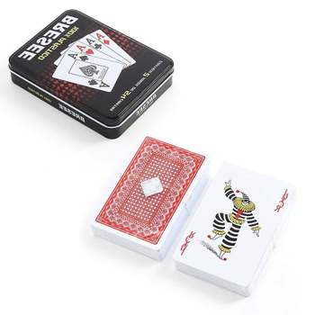 포커 카드 2개입 케이스포함 여행 조커 명절 홀덤 코팅 마술 놀이 바둑이