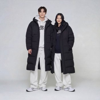 [신세계백화점]25FW 아이유 착용 24년 완판!! 공용 벤치 롱다운 L몬트벤치 다운자켓3 3BYPAWU901 정상가 319000