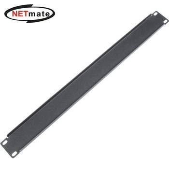 넷메이트 CYPN-1U Black 허브랙 블랭크 판넬 1U 블랙