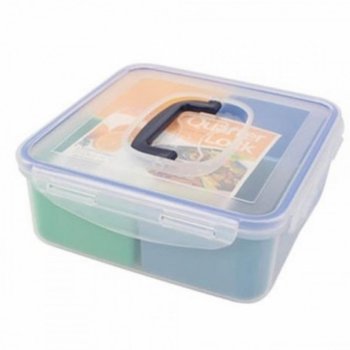 반찬 GUGC4388 나누기 좋은 다용도 찬합 정사각 보관 밀폐용기