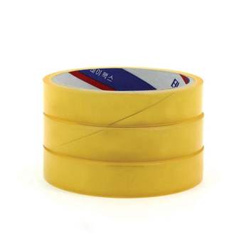 테이팩스 461CDP70 OPP 박스 테이프 투명 18x25M 40세트(낱개120개) 러버