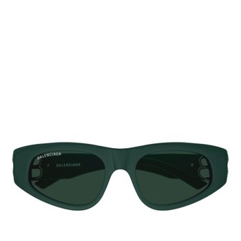 [해외] [해외배송] 발렌시아가 그린 실버 유니크 쉐이프 선글라스 BB0095S 019 GREEN SILVER GREEN 53