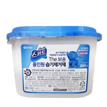 스카트 THE보송 올인원 습기제거제 8입 섬유탈취제 제습제 옷장용제습제