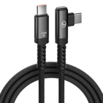 (당일) 100W C to C 고속 충전케이블 L자형 앵글 케이블 우븐 패브릭 C타입 충전케이블