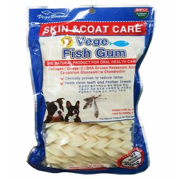 베게 생선껌 40p 강아지 고양이 흰살생선 대구살 간식