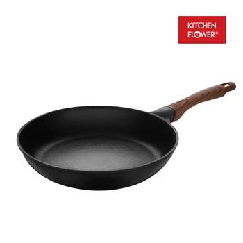 키친플라워 IH 블랙우드펄 후라이팬 28cm 인덕션