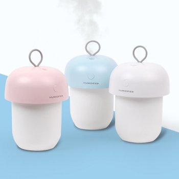 도토리 무선 충전식 휴대용 USB 미니 가습기 무드등