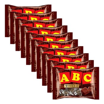 롯데 ABC 초콜렛 65g x10개