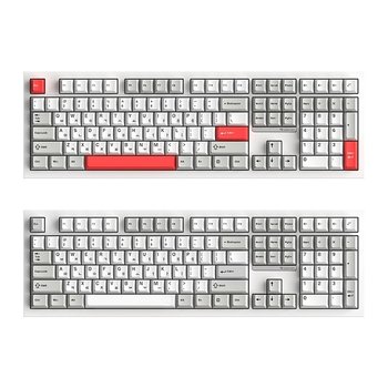 주연테크 긱스타 GKG108 유무선 기계식 화이트 (선셋)