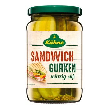 [해외] [해외직배송] 퀴네 매콤달콤 샌드위치 오이 피클 185g