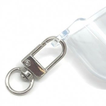 ( )D형 회전 360도 키링부자재 실버 고리 100p DIY 열쇠고리