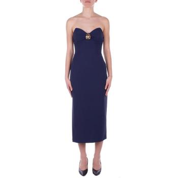 엘리자베타 프란키 매크로 보우 플로잉 크레이프 시스 드레스 AB76951