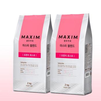 맥심 원두커피 마스터 블렌드 프렌치 로스트 2kg x 2개(홀빈) (S33044261)