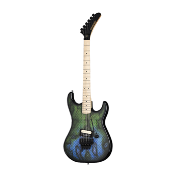 Kramer Baretta Viper 크레이머 바레타 커스텀 그래픽 일렉기타 - Snakeskin Green Blue Fade